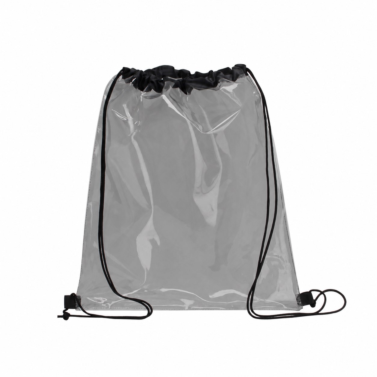 PVC Drawstring Bag — Gray