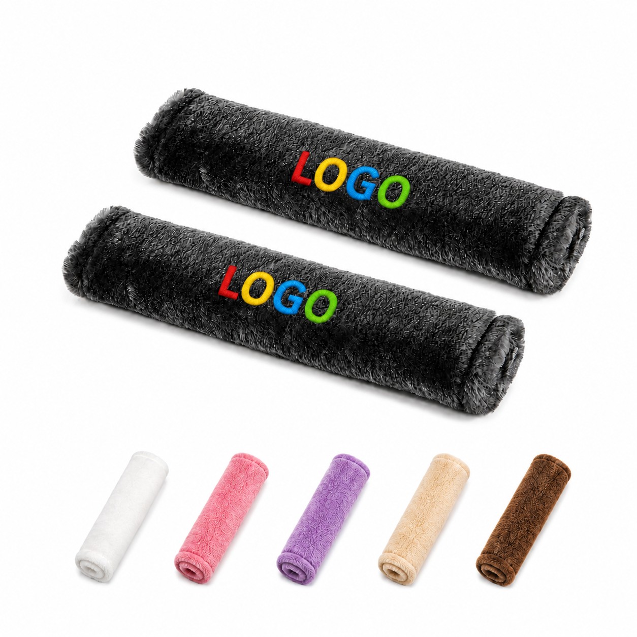Seat Belt Pads With Hook And Loop