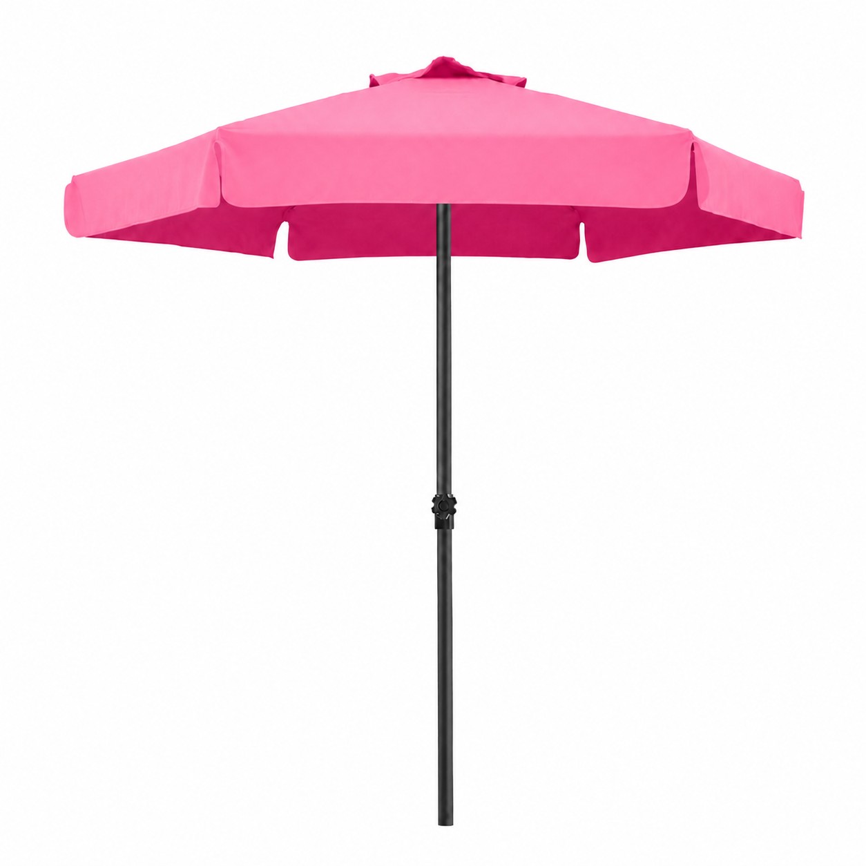 Portable Aluminum Market Umbrella — Pink