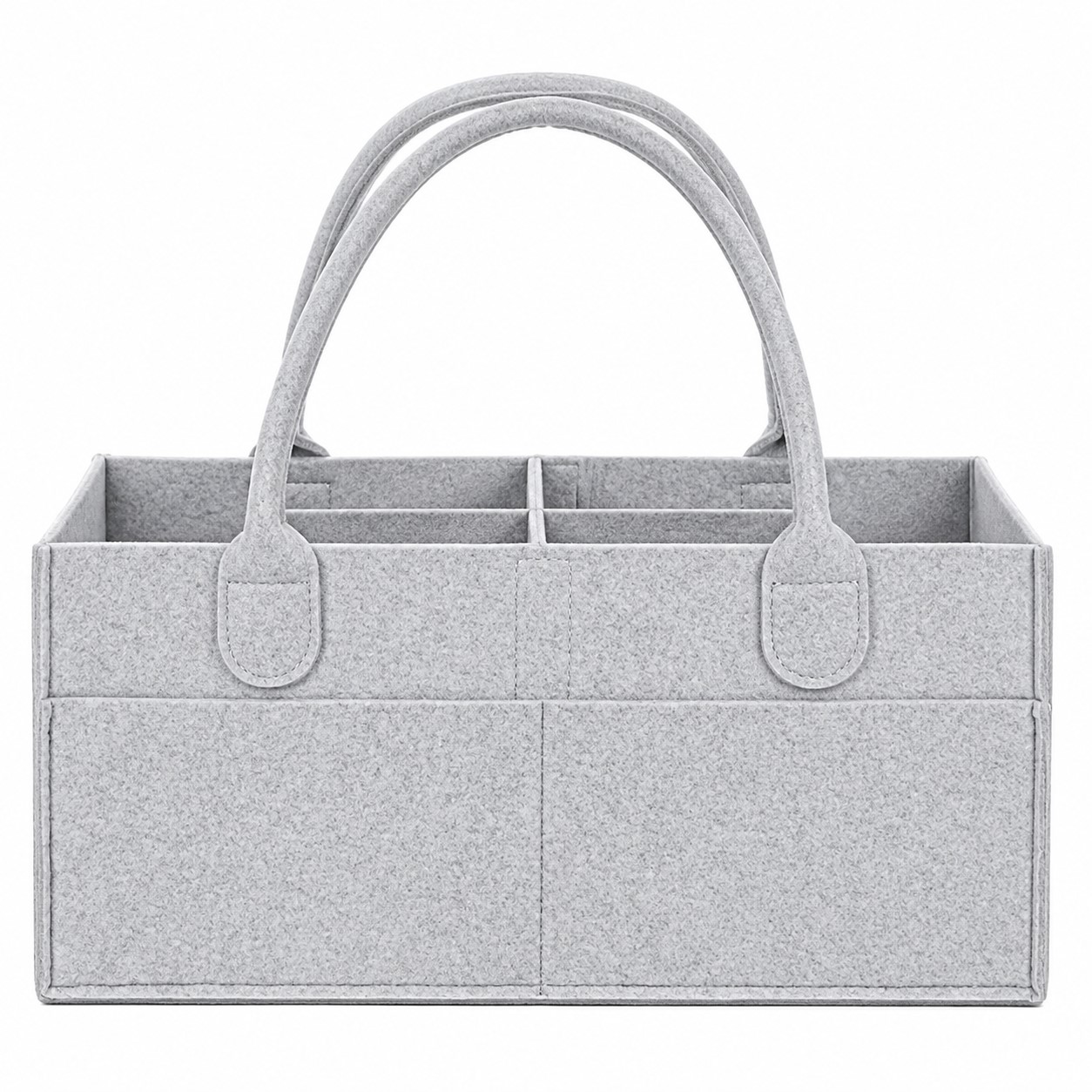 Open Top Handled Fabric Storage Caddy — view 2