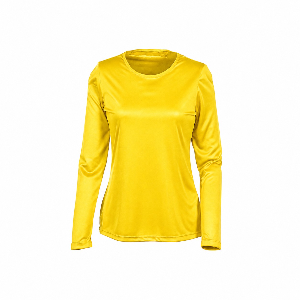 Ladies Recycled Polyester Cooling Tee — Yellow