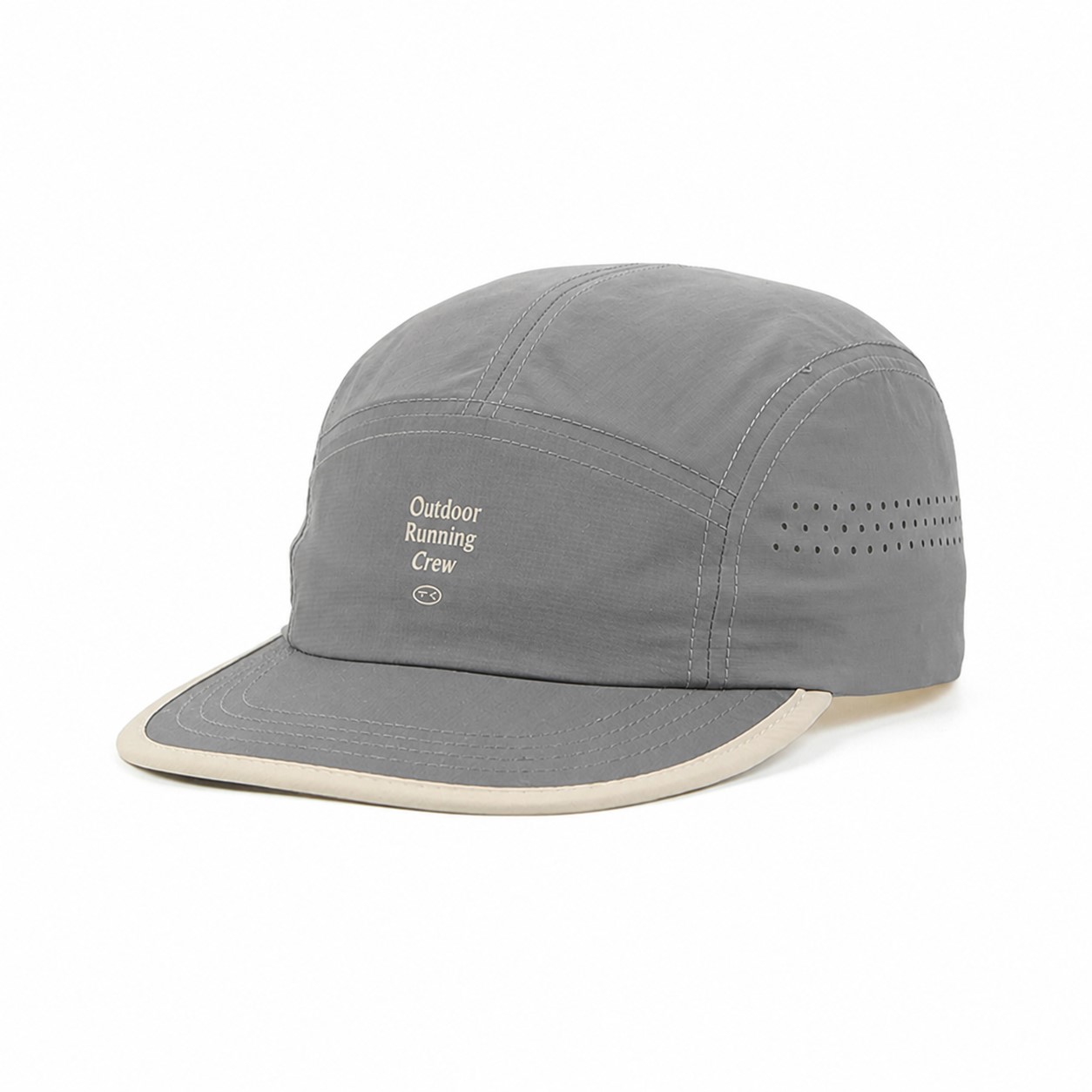 Polyester Short Brim Running Cap — view 4