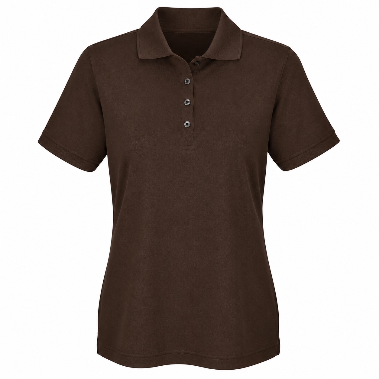 Ladies Ringspun Cotton Scoop Tank — Brown