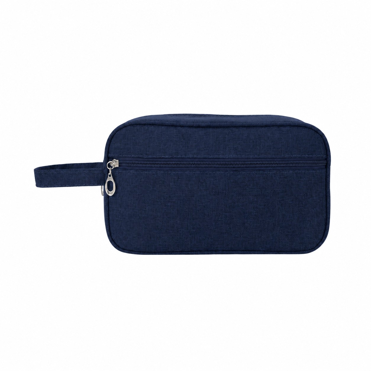 600D Polyester Toiletry Bag — Navy Blue