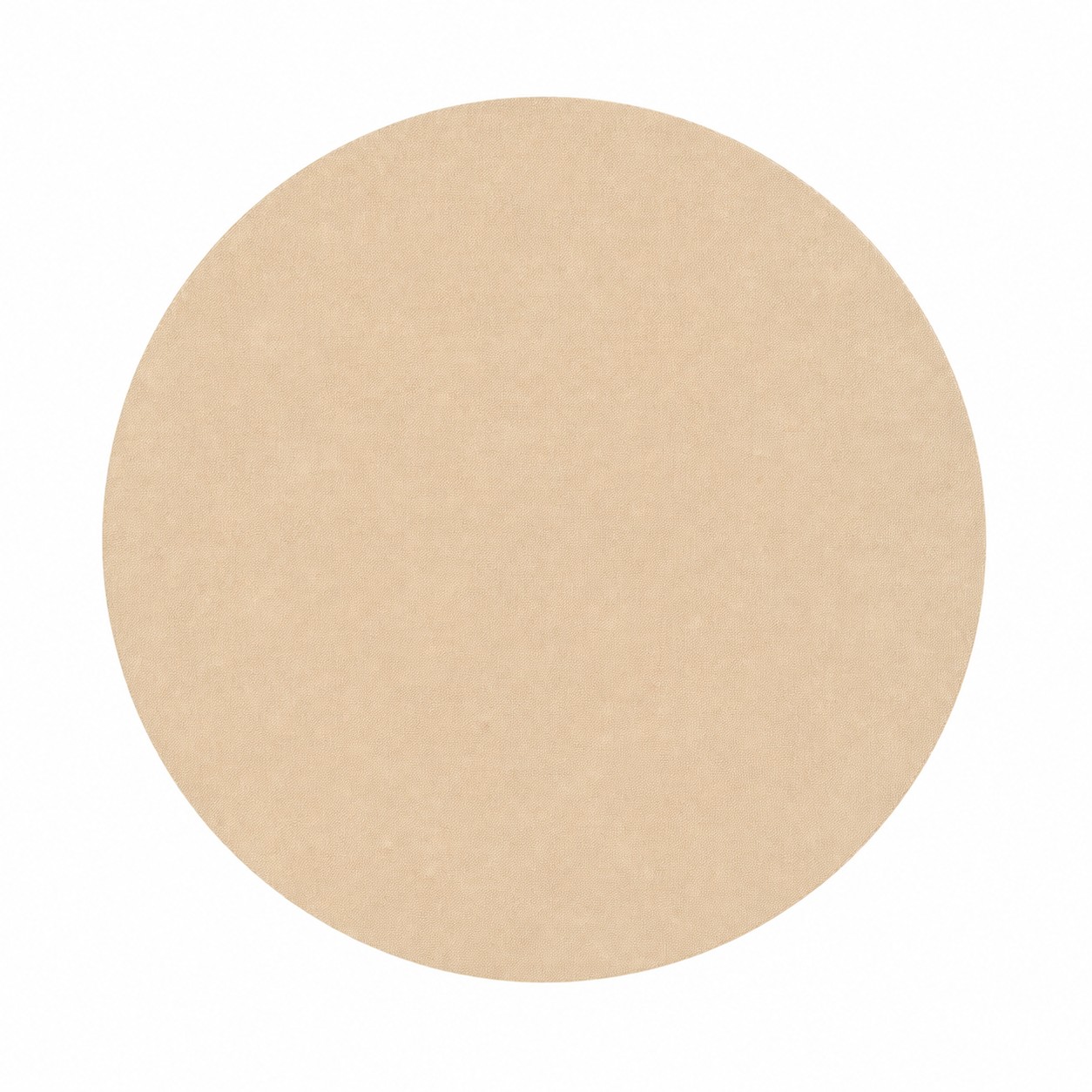 Eight Inch Round Fabric Mouse Pad — Tan Beige