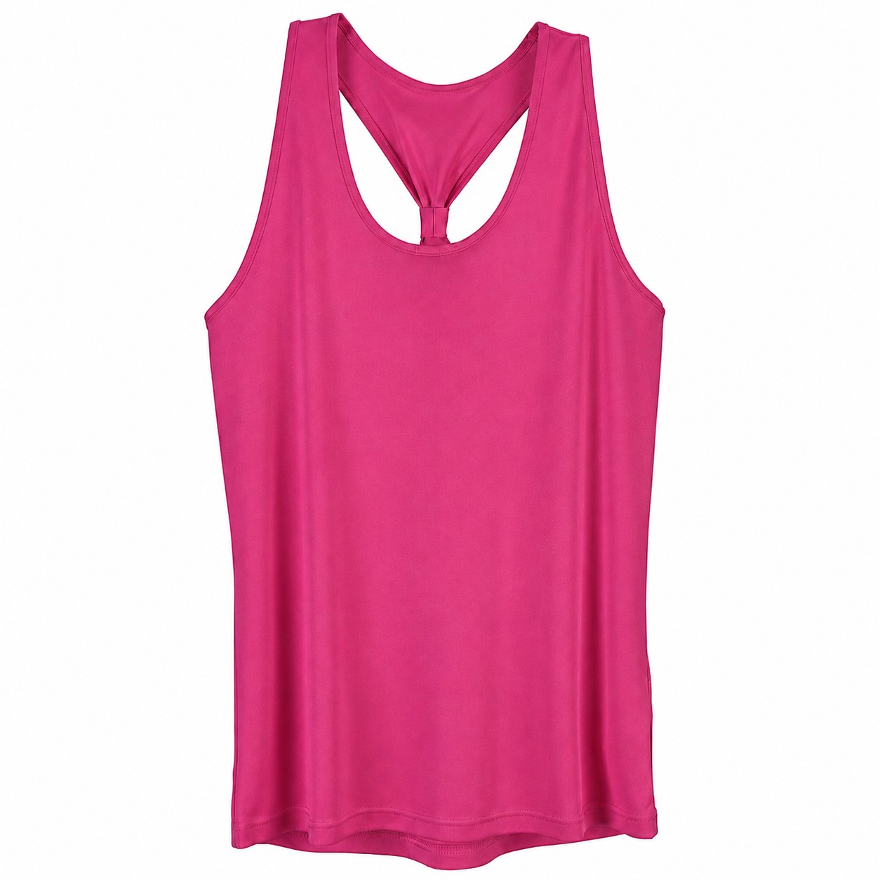 Ladies Knot Back Recycled Polyester Tank — view 2