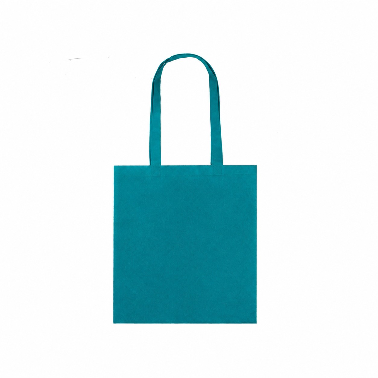80GSM Non-Woven 13" Tote Bag — Teal Blue