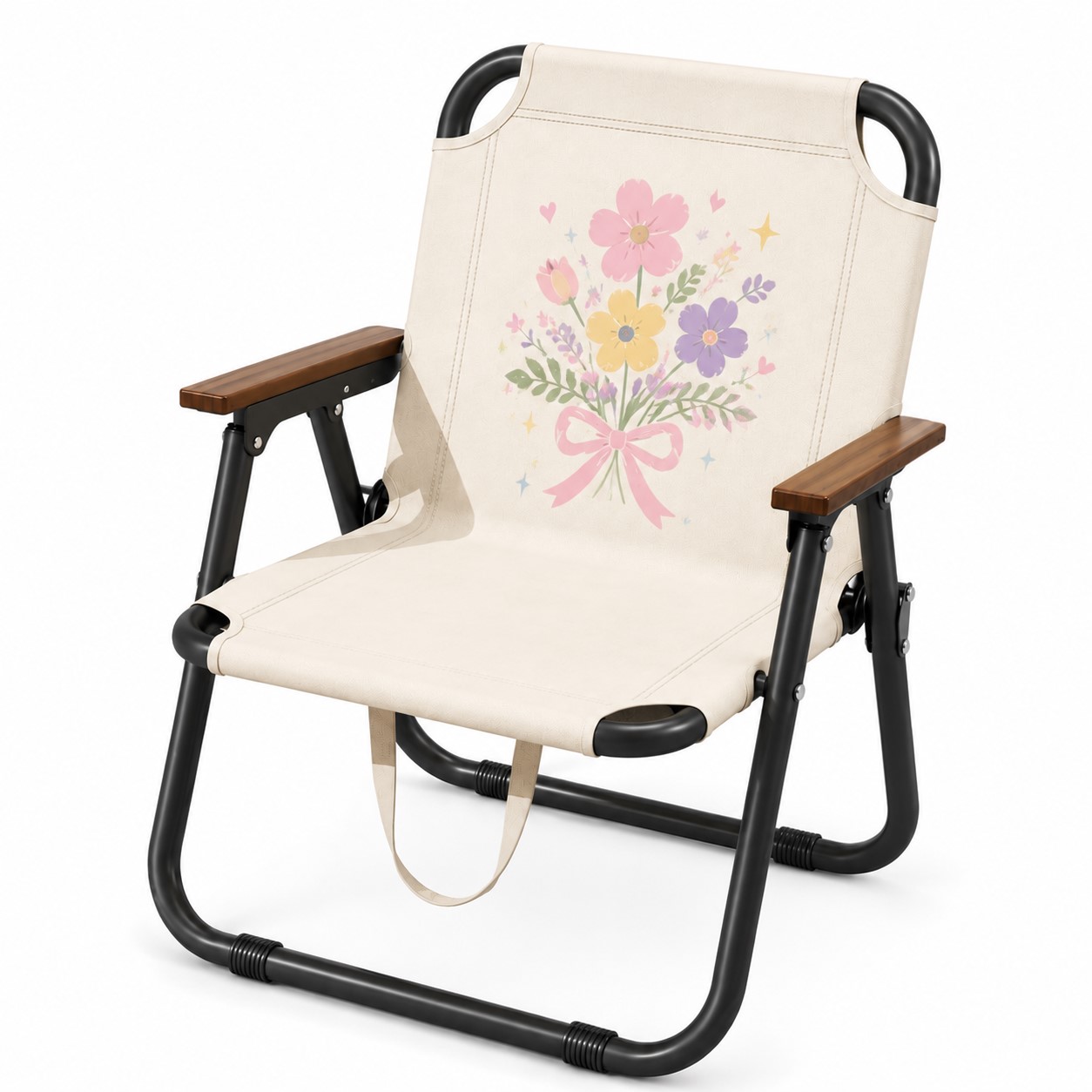 Reinforced Oxford Steel Frame Folding Chair