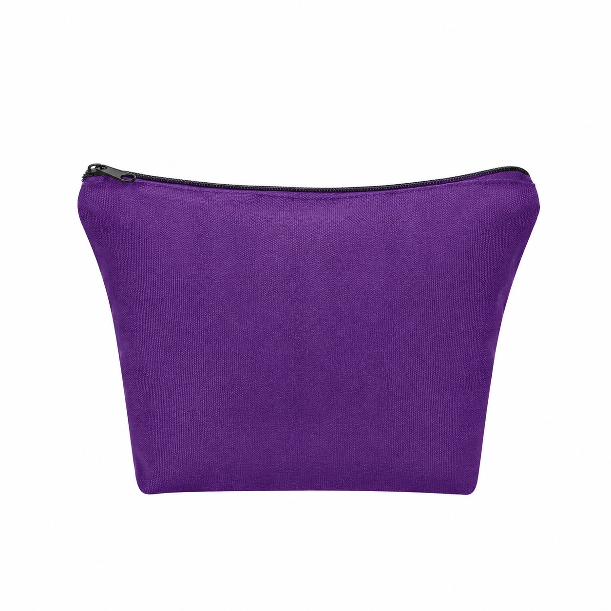 Cotton Makeup Bag — Purple