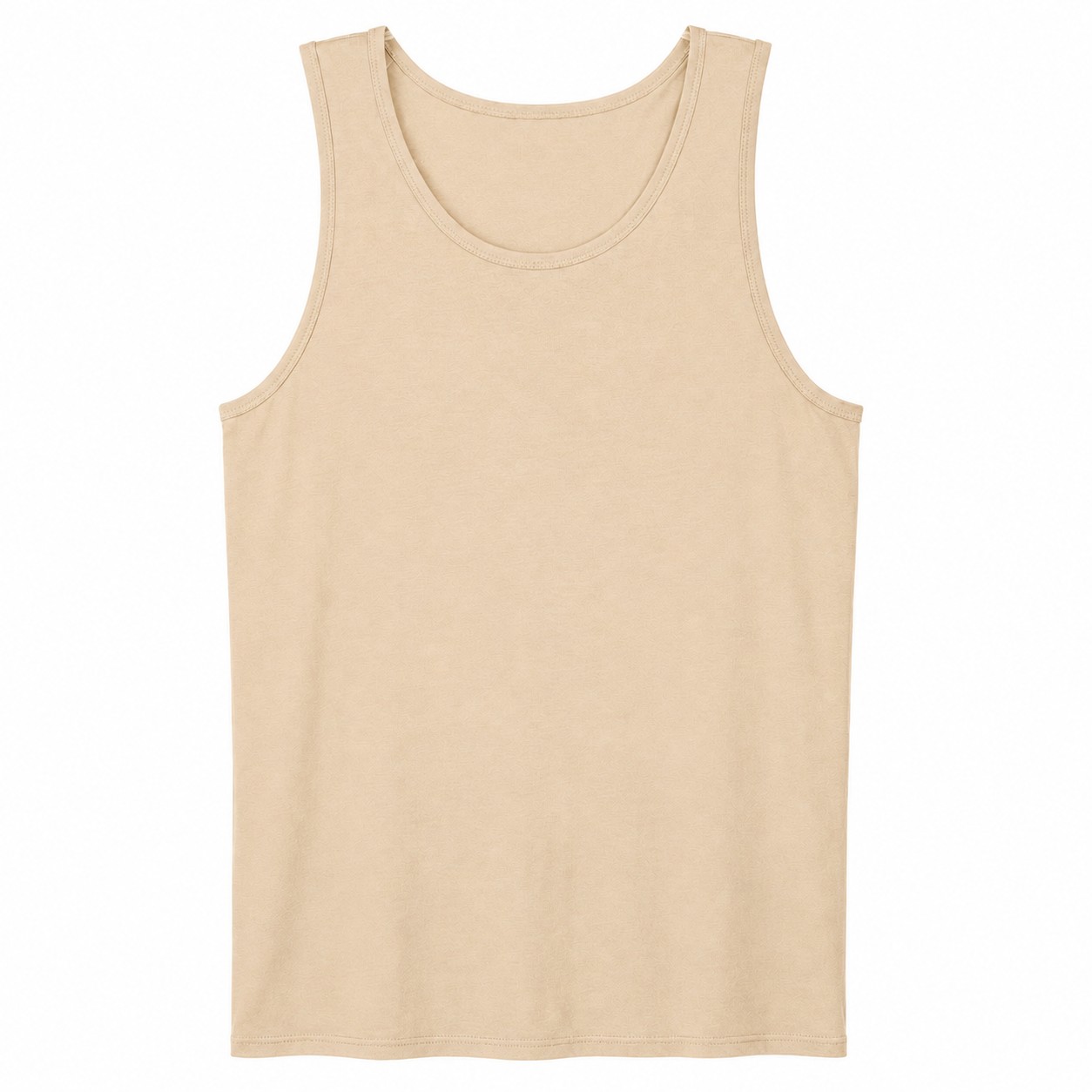 Ladies Mesh Half Zip Polyester Pullover — Beige