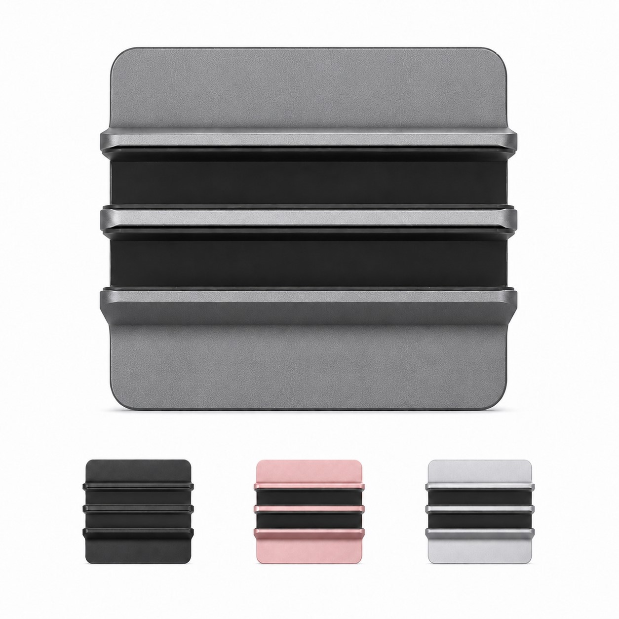 Dual Slot Aluminum Laptop Stand