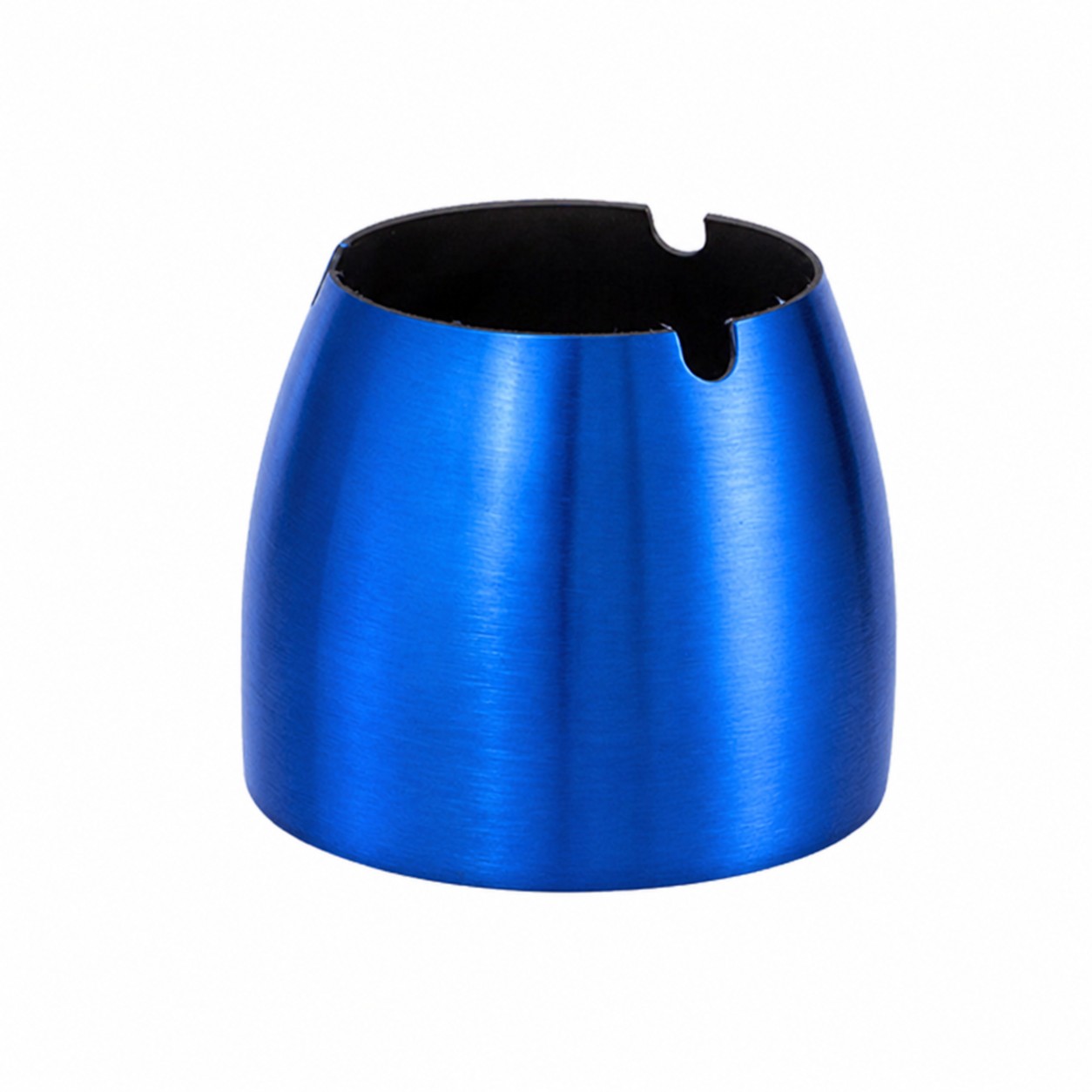 Outdoor Stainless Steel Ashtray — Blue