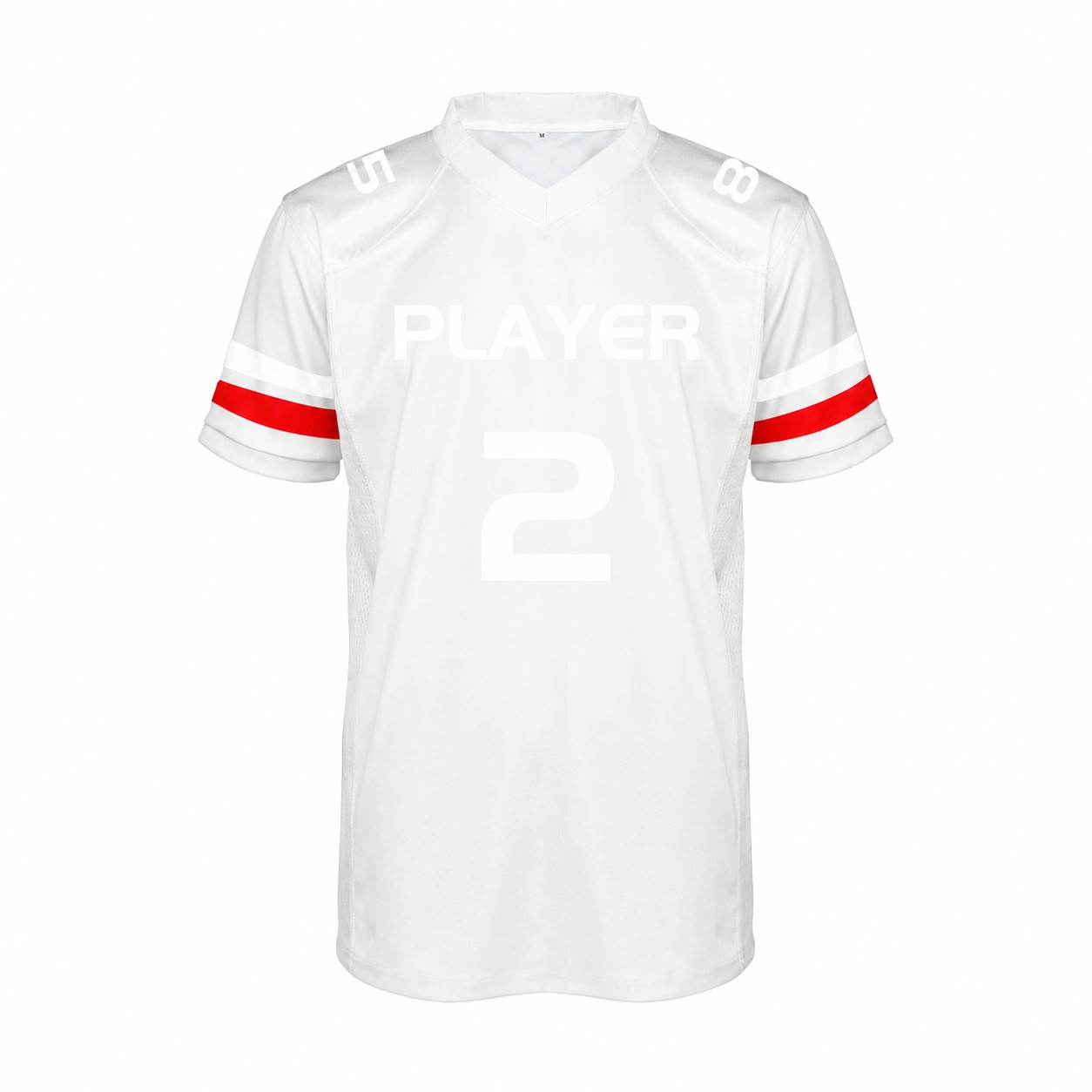 Polyester Rugby Team Jersey — White