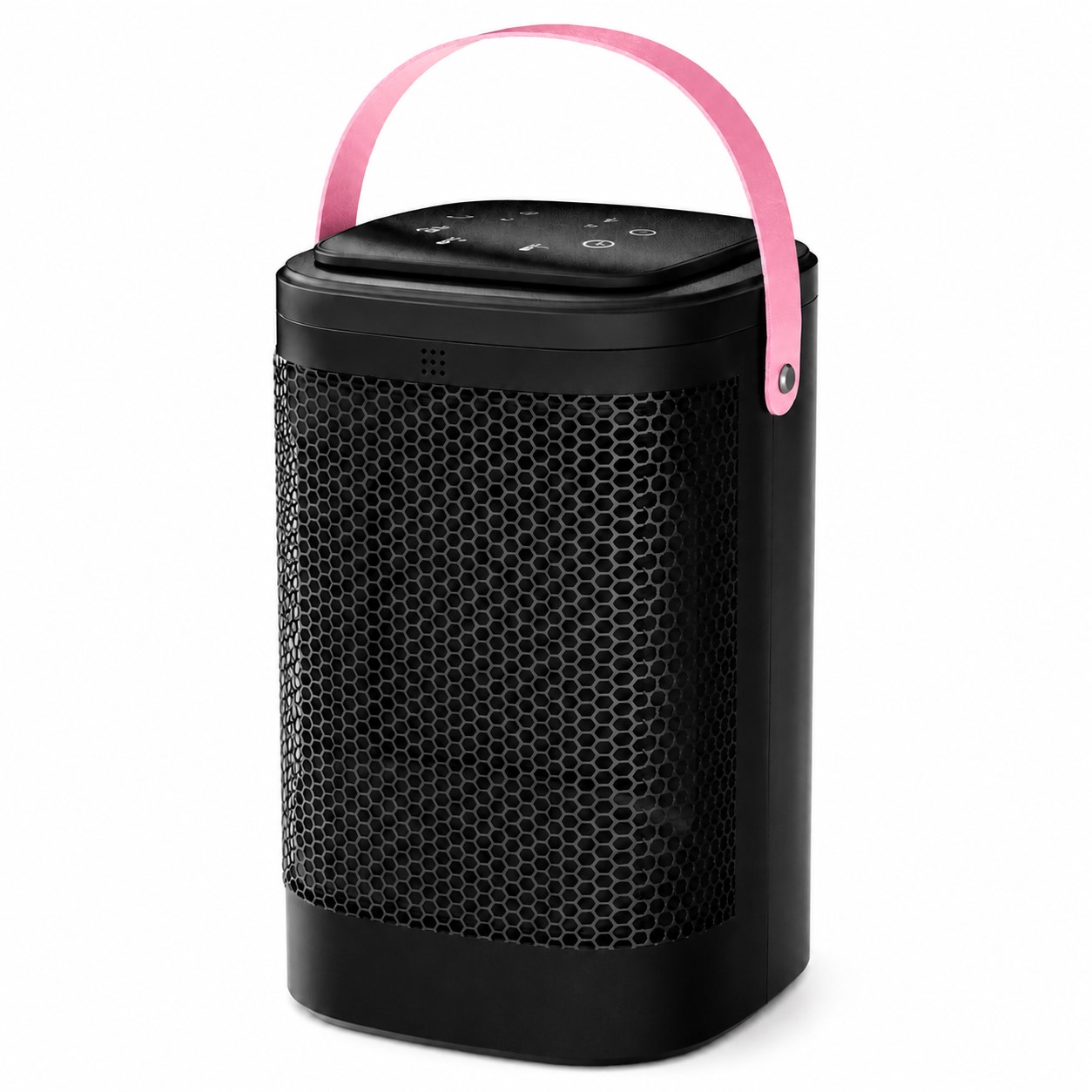 Portable Ceramic Indoor Space Heater — Pink