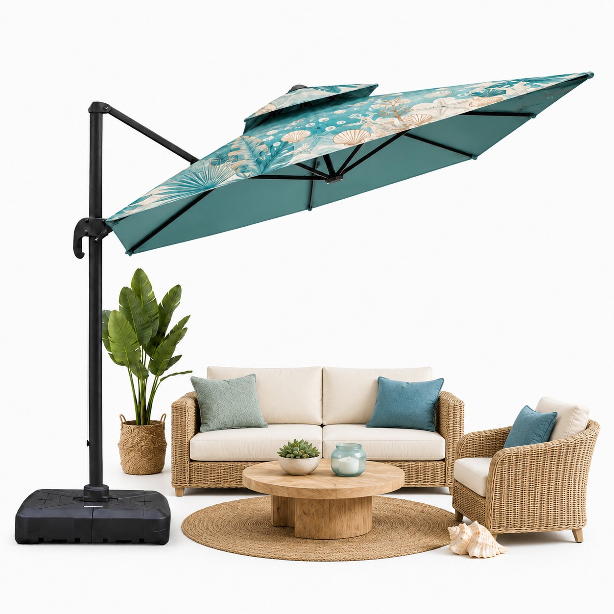 Square Cantilever Patio Umbrella