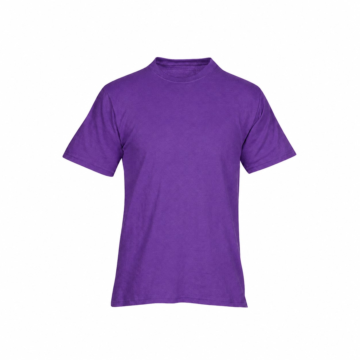 Classic Cotton Screen T Shirt — Purple