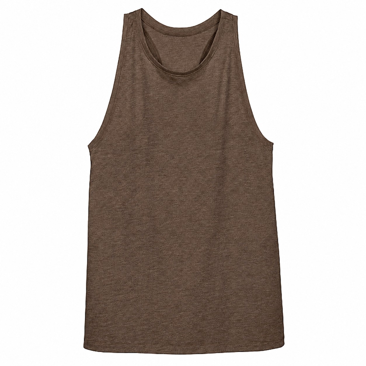 Ladies Tri Blend Racerback Tank — Brown