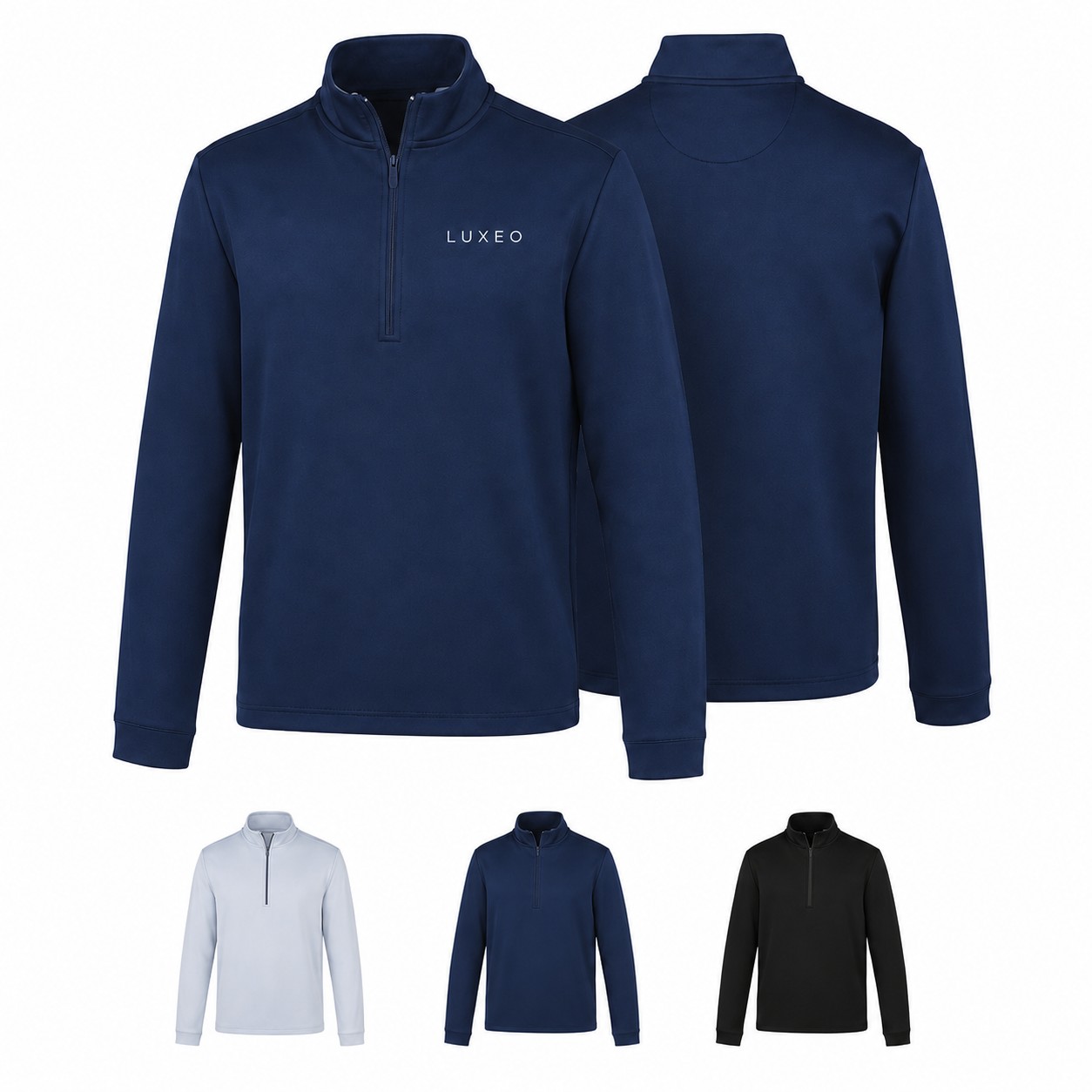 Men's Fleece Mock Neck Pullover