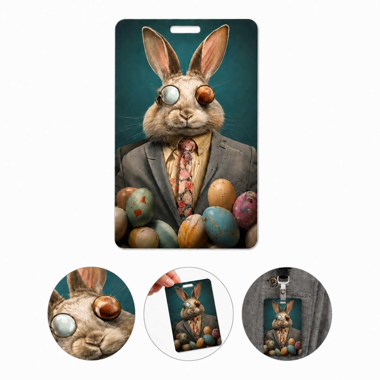 PET Lenticular Flip Event Badge