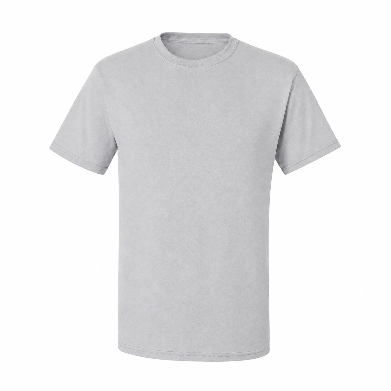 Cotton Polyester Moisture-Wicking T-Shirt — Silver