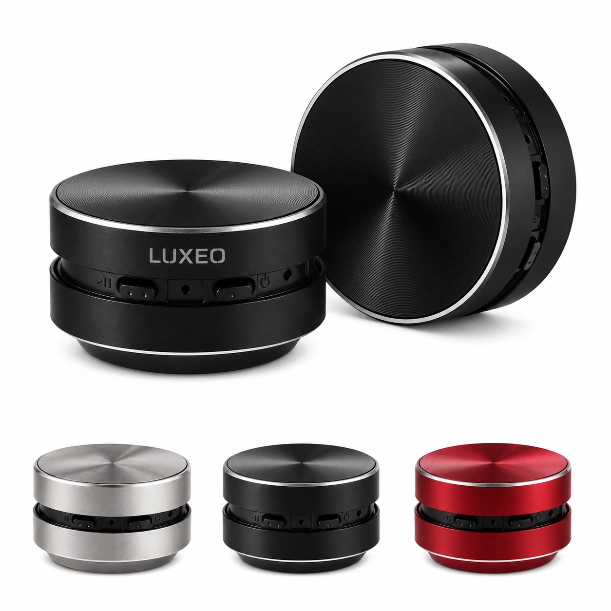 Mini Round Steel Bluetooth Speaker