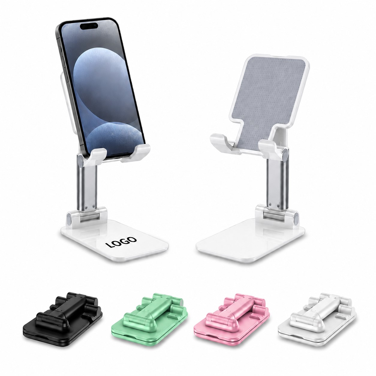 Foldable Adjustable Plastic Phone Tablet Stand