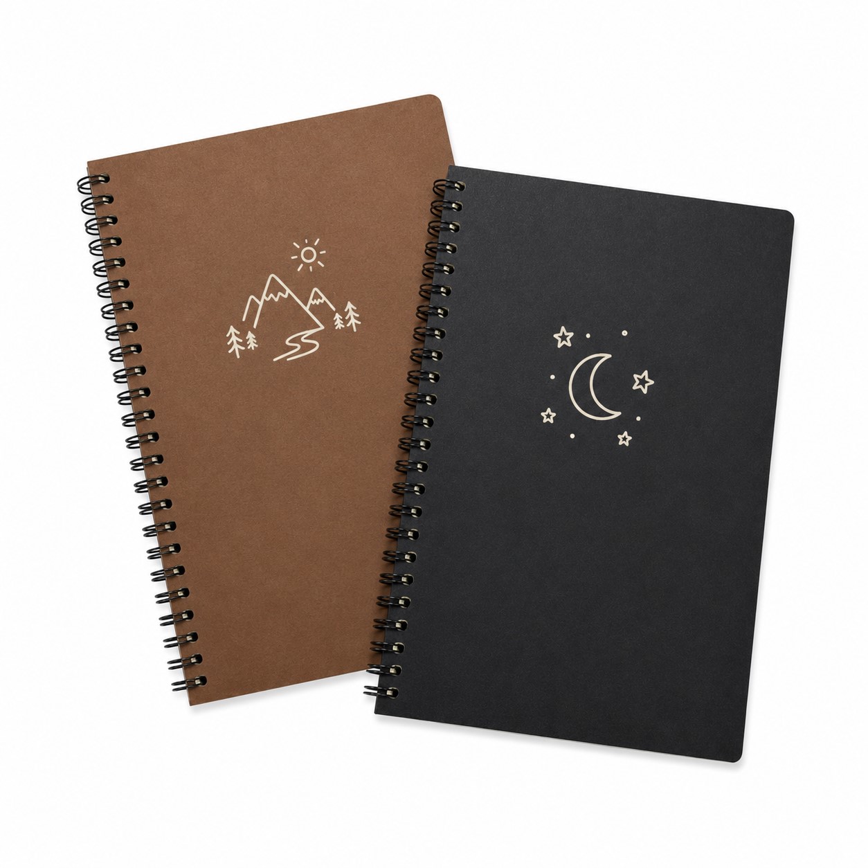 Compact Paper Spiral Writing Notebook
