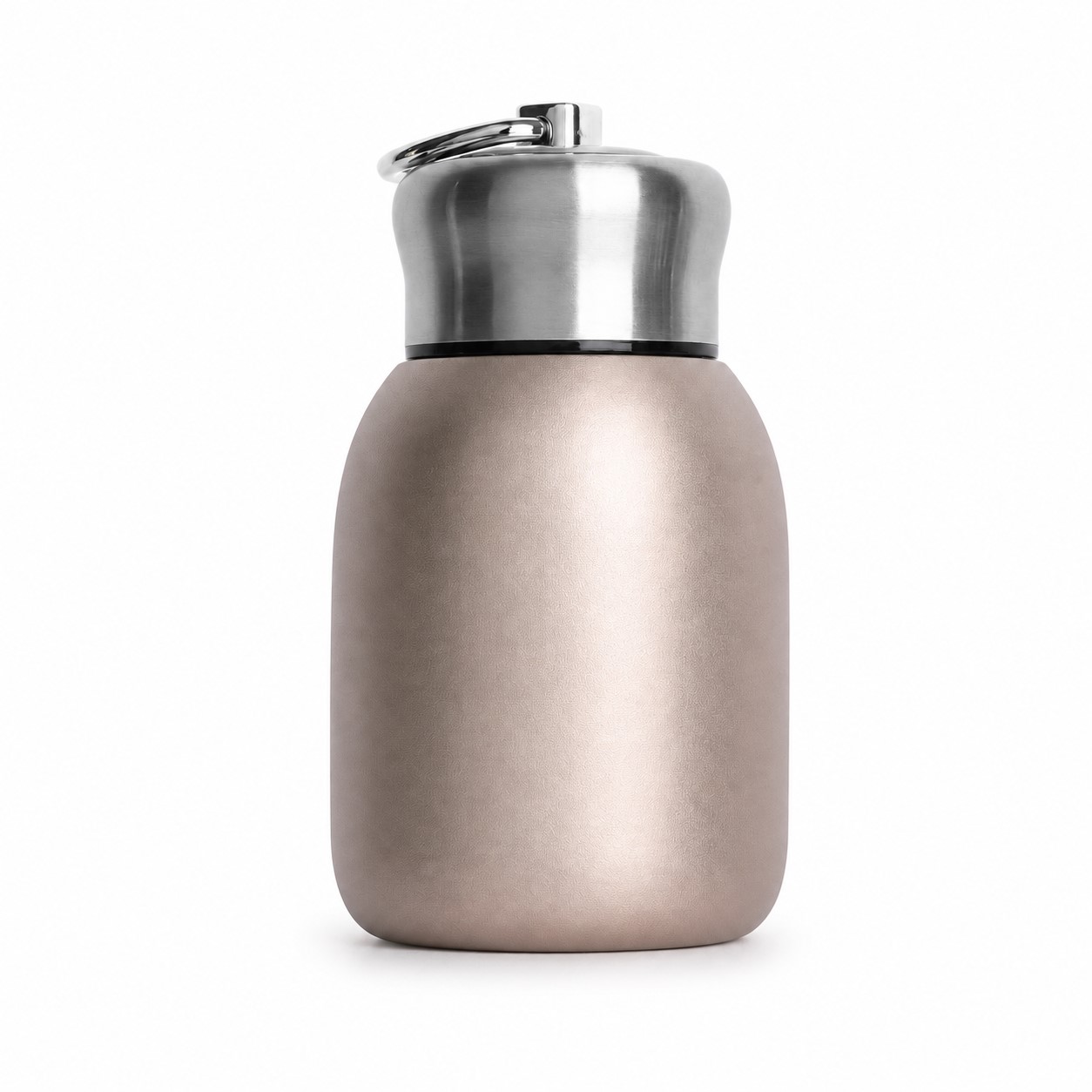 Compact 9 Oz Matte Stainless Steel Bottle — view 2