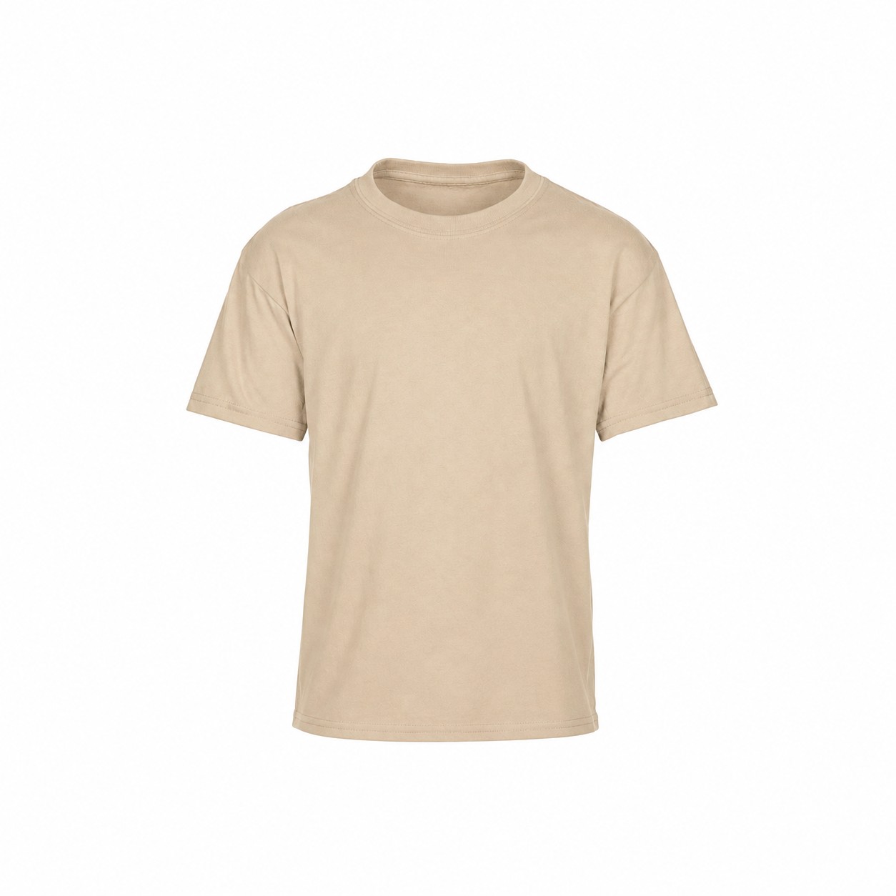 Essential Youth Cotton T Shirt — Beige