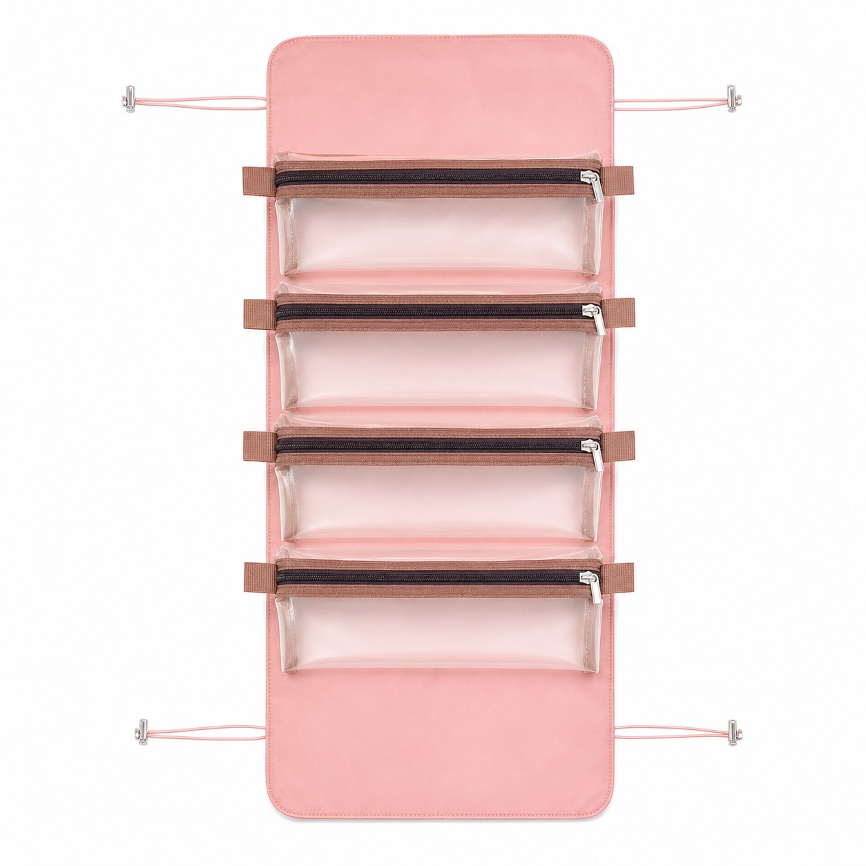 Detachable Pouch Roll Up Makeup Bag — view 2