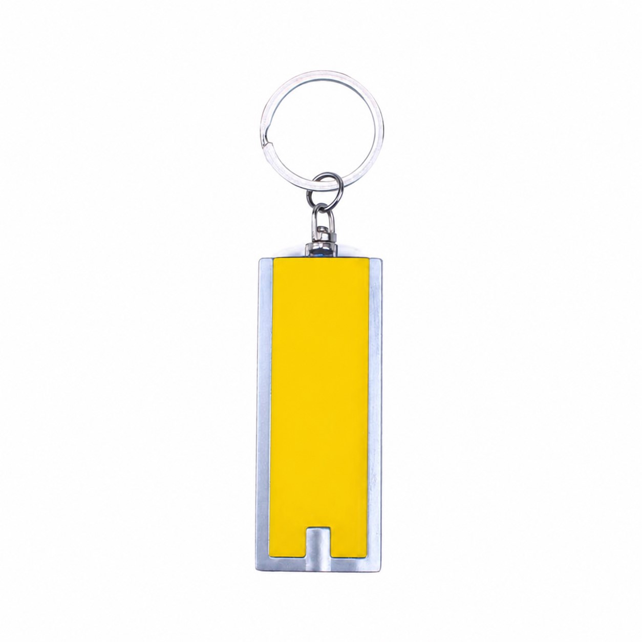 LED Flashlight Keychain — Yellow