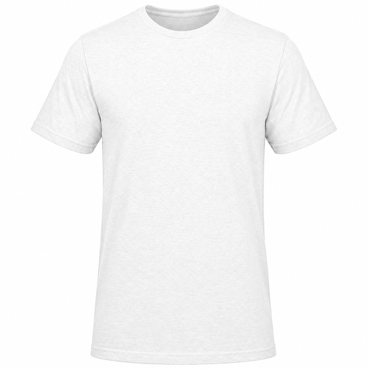 Ringspun Cotton Polyester T Shirt — White