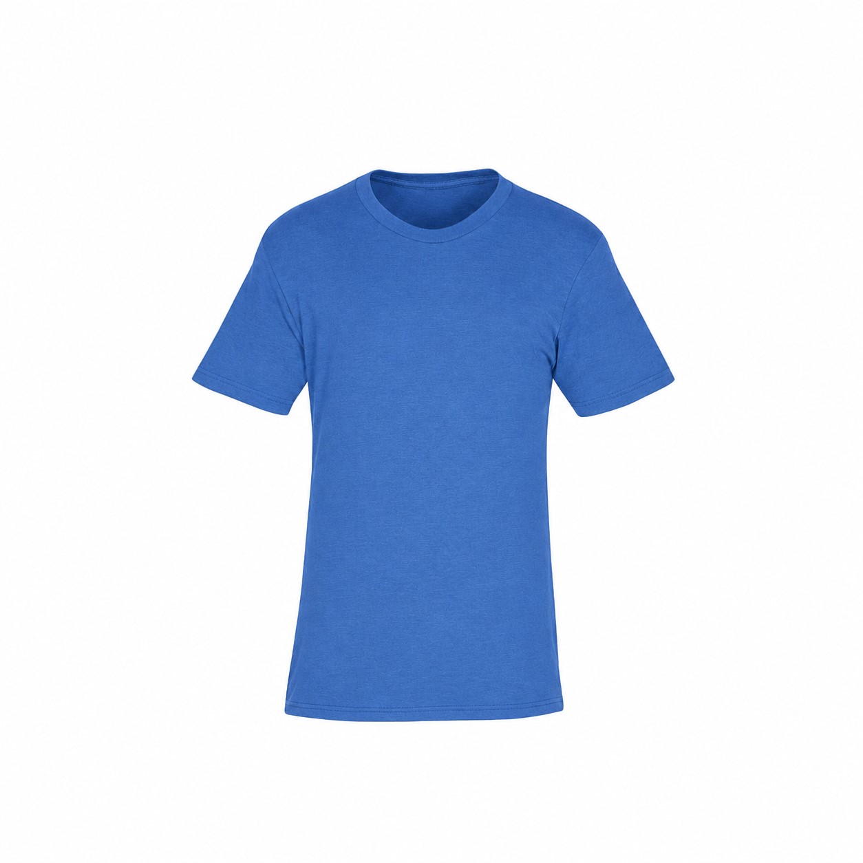 Fine Jersey Cotton Polyester Tee — Blue
