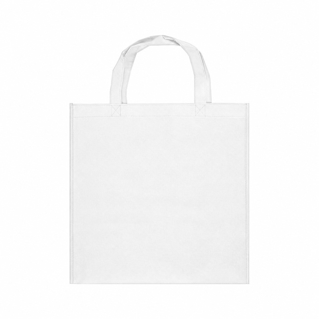 Fold-Flat Storage Tote Bag — White