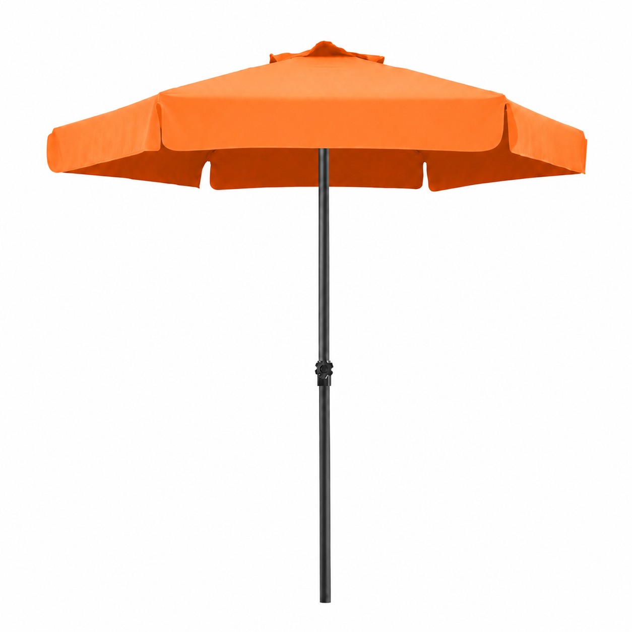 Portable Aluminum Market Umbrella — Orange