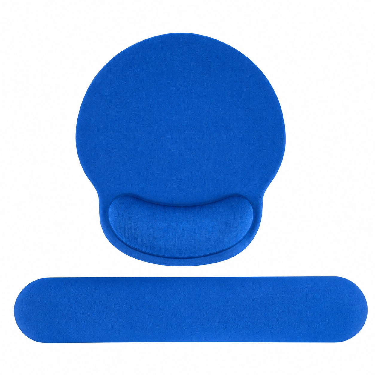 Ergonomic Mouse Pad Wrist Rest Set — Blue