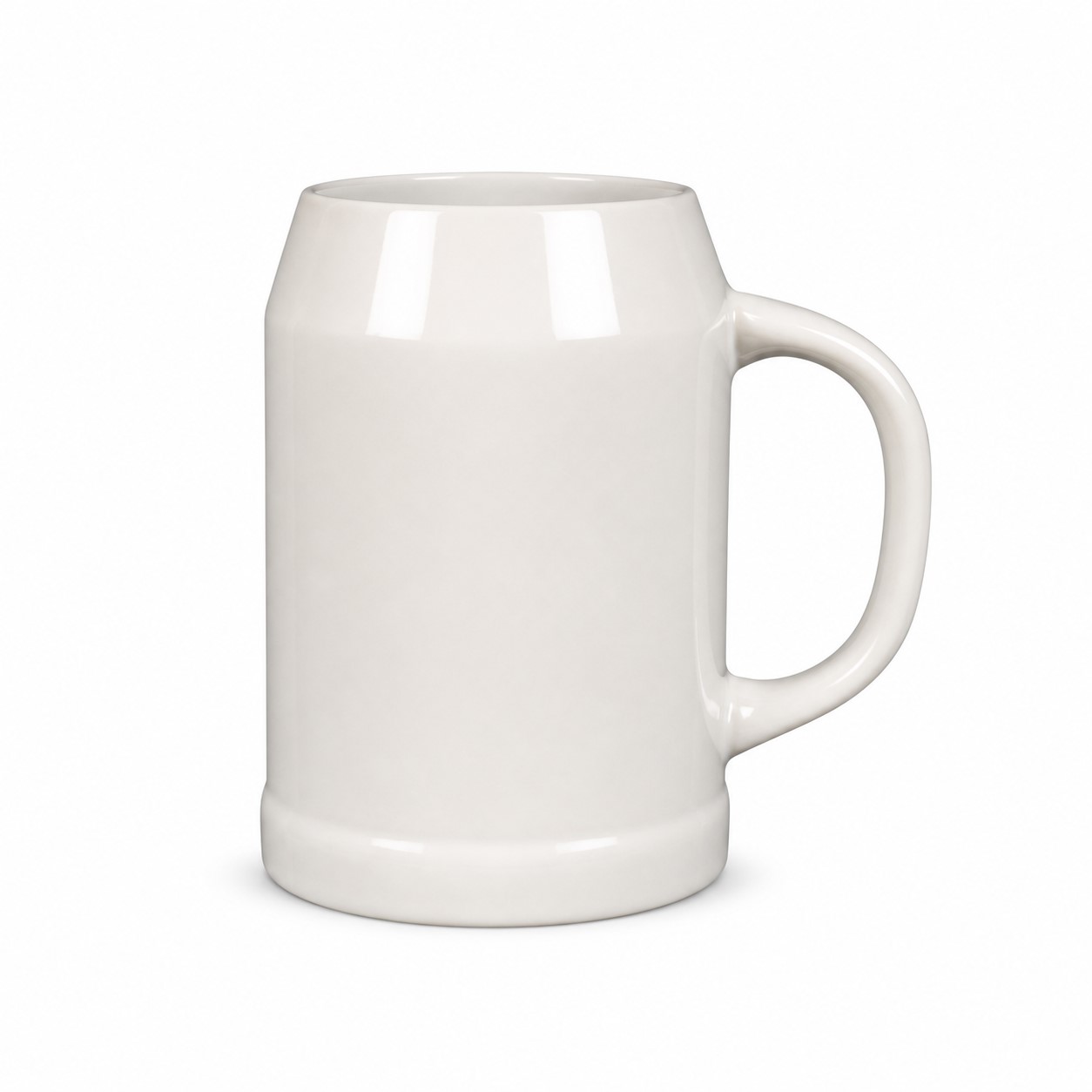 Handled 18 Oz Ceramic Beer Mug — view 2