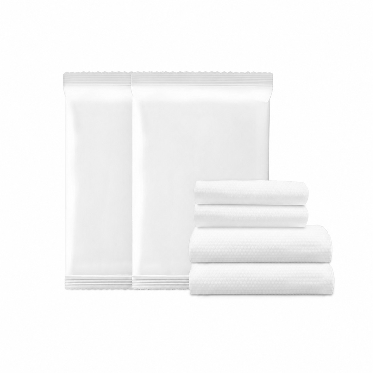 Wrapped Microfiber Bath Towel — White
