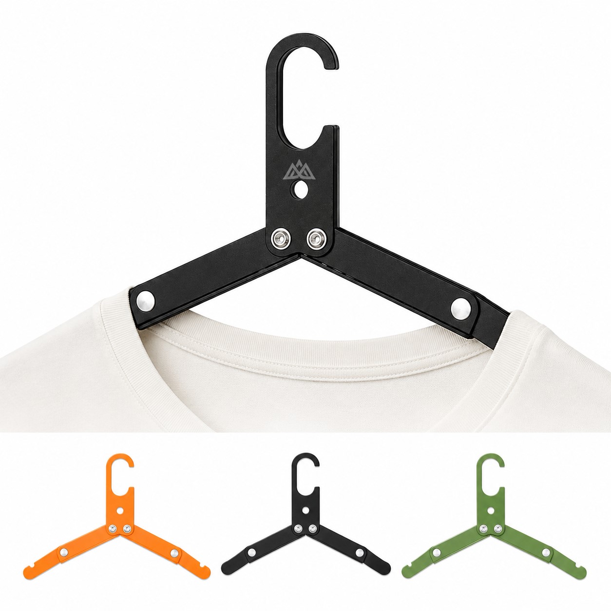 Folding Aluminum Travel Clothes Hanger