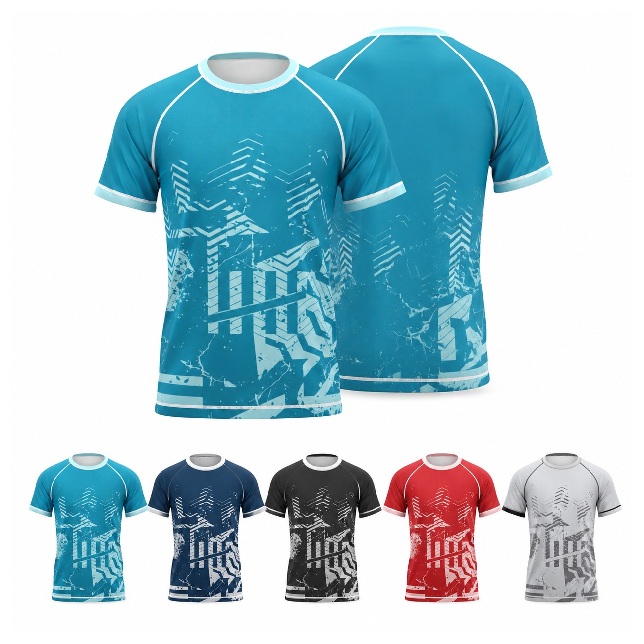 Raglan Performance T-Shirt With Flatlock Seams
