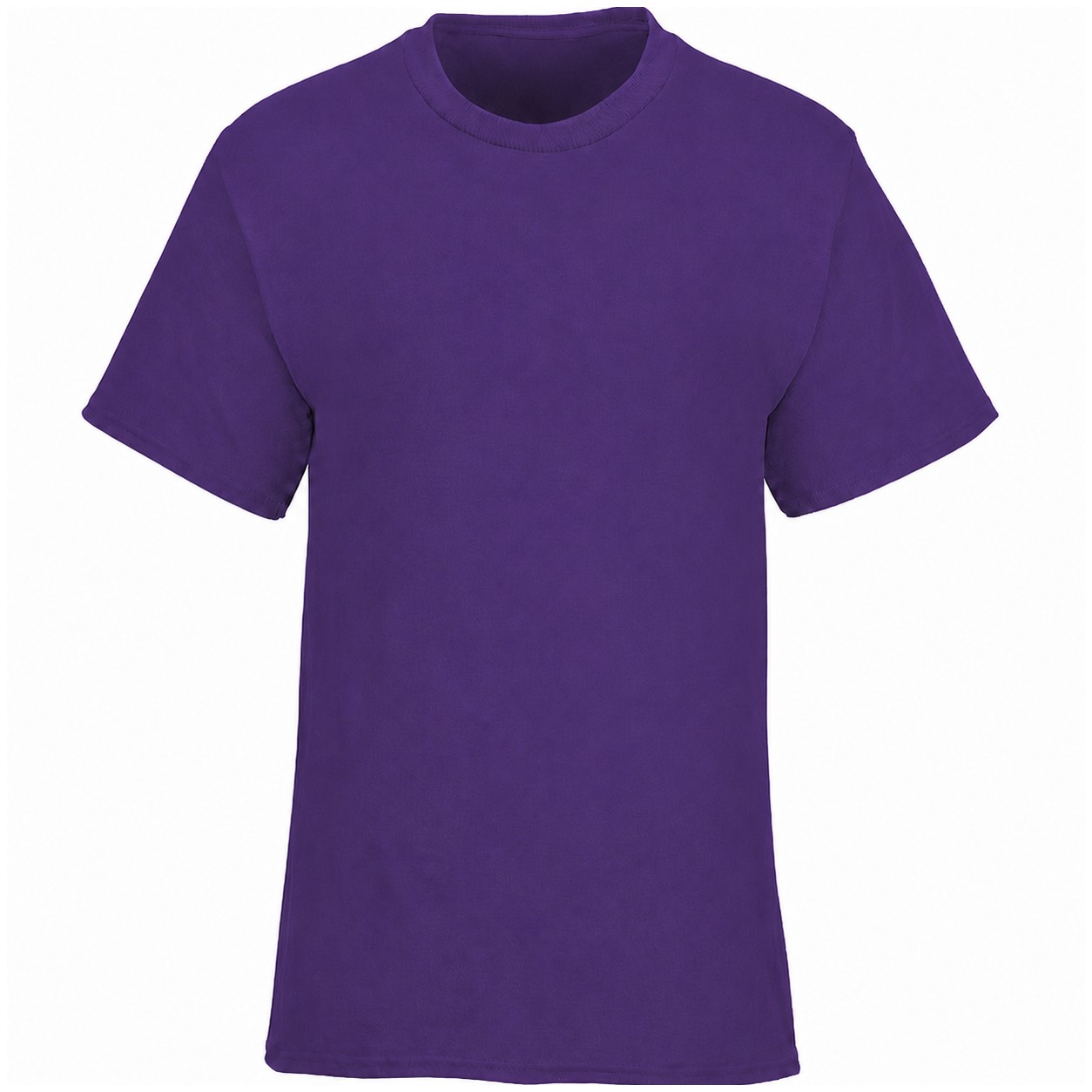 Recycled Cotton-Polyester Blend T-Shirt — Purple