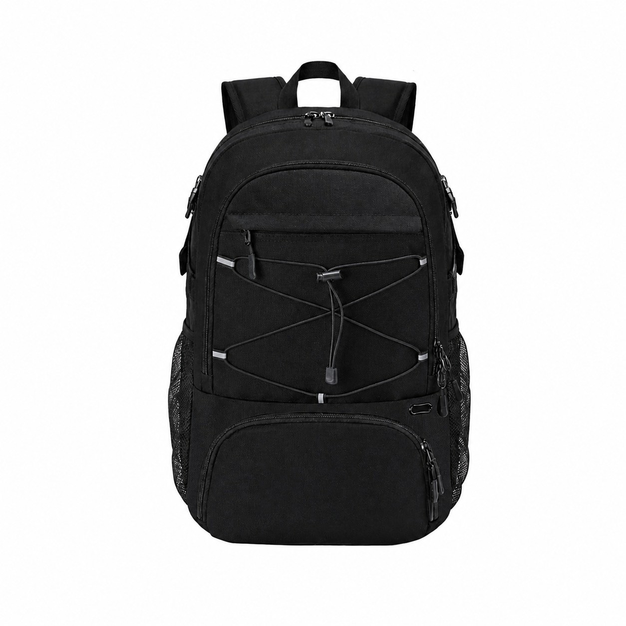 900D Polyester Durable Backpack — Black