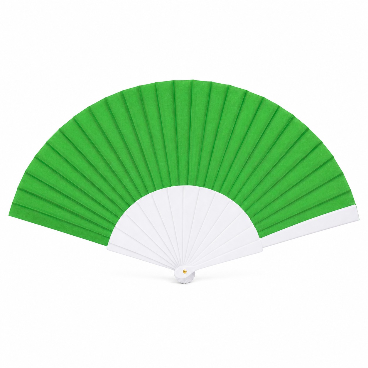 Rainbow Nylon Folding Hand Fan — view 3