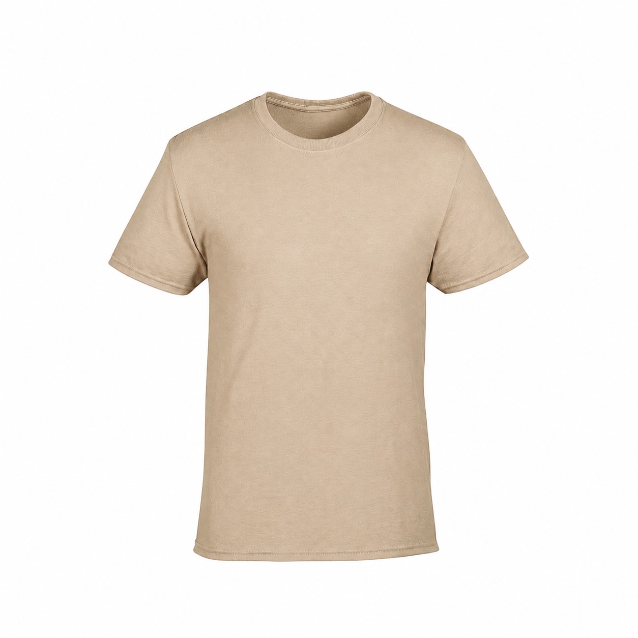 Blend Moisture Wicking Crewneck Tee — Tan Beige