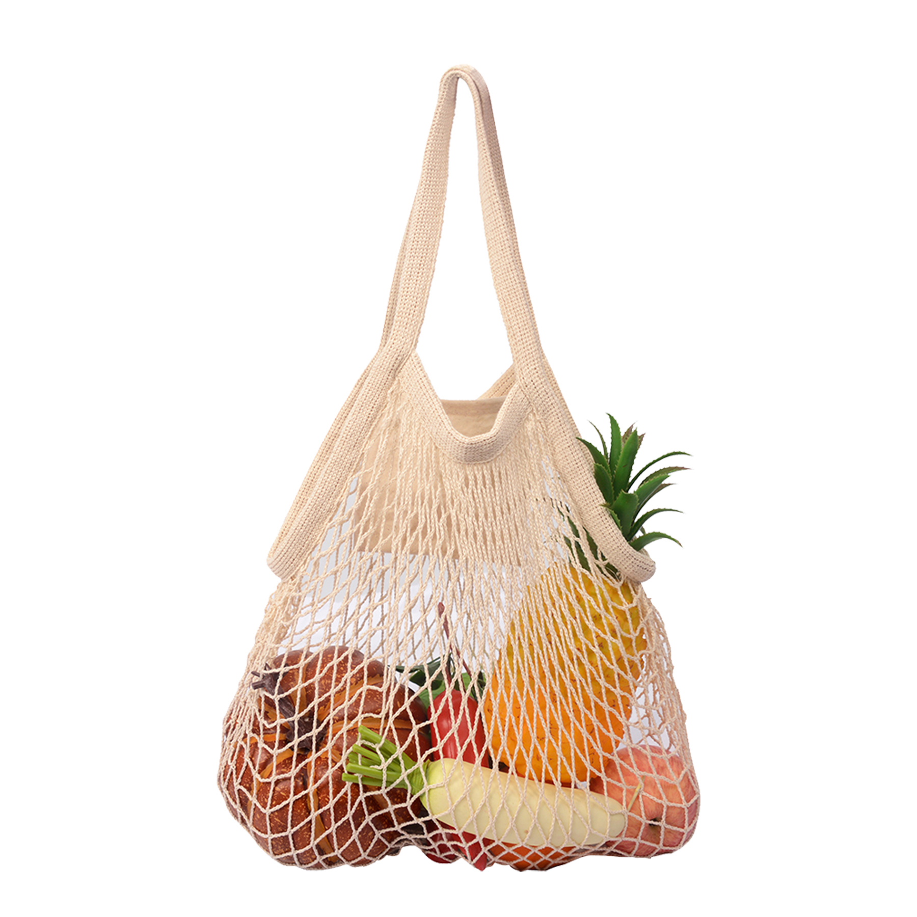 Cotton Mesh Market Tote — view 2