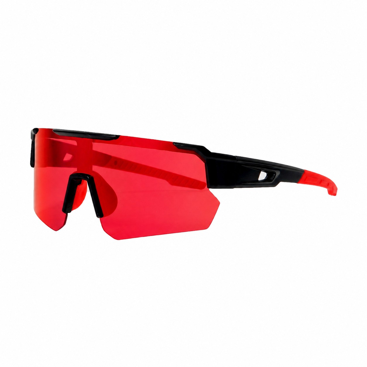 Viper Mirror Sport Sunglasses — Red/Black