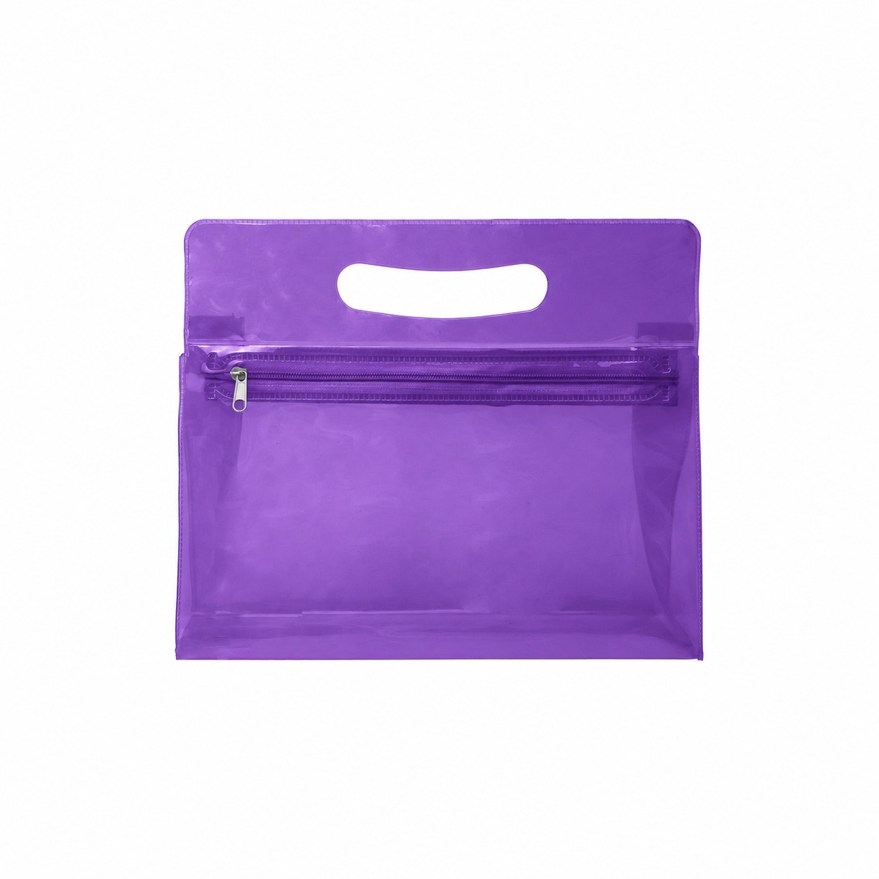 Zippered Storage Carry Bag — Purple