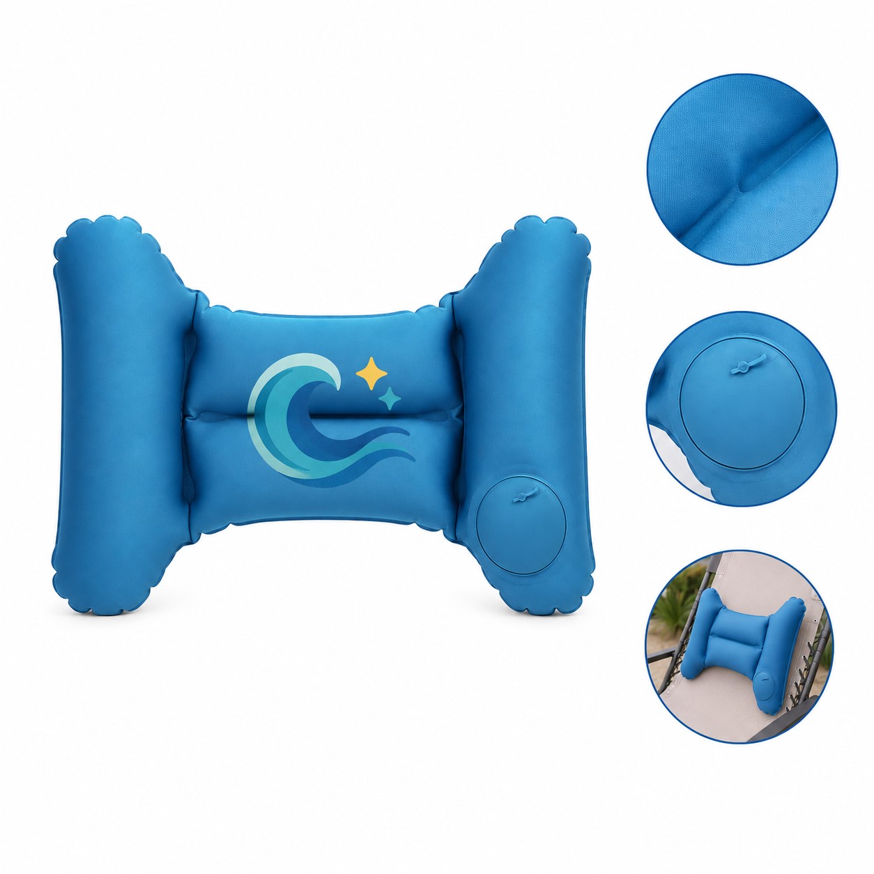 Inflatable Fabric Car Seat Gap Pillow
