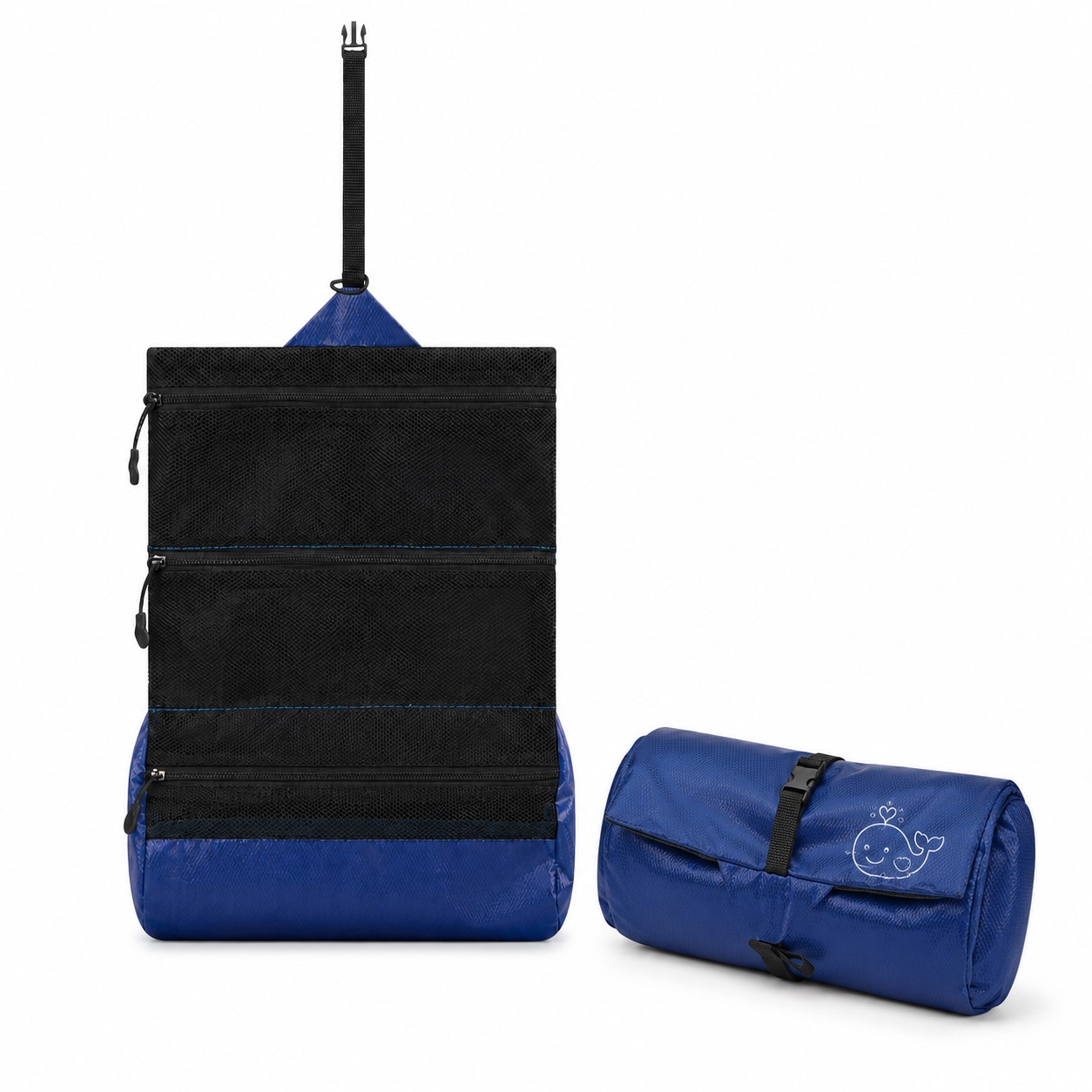 Three Tier Oxford Hanging Toiletry Bag