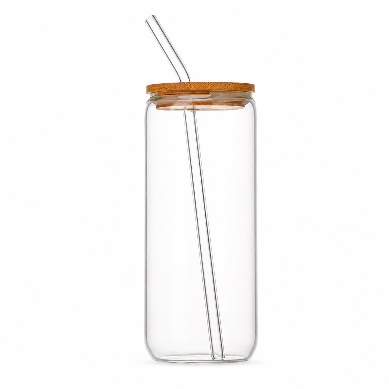 17 Oz Glass Tumbler With Wood Lid — view 2